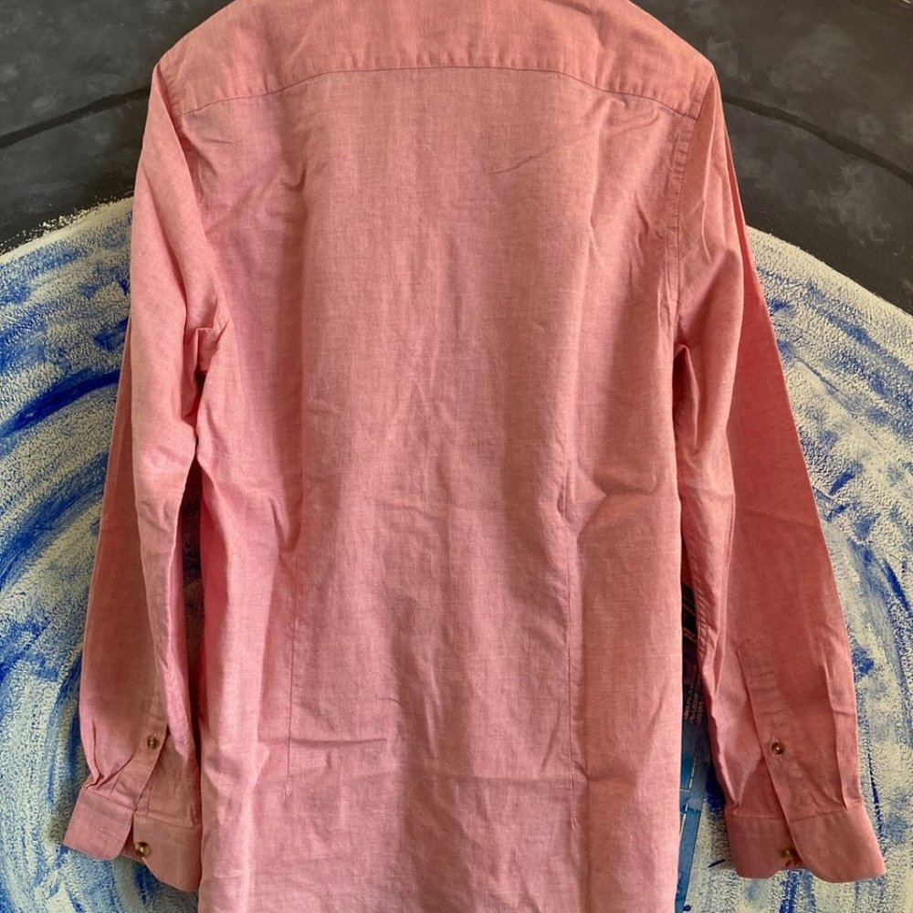 Paisley & Gray Pink/Salmon Dress Shirt Size L - Picture 2 of 3